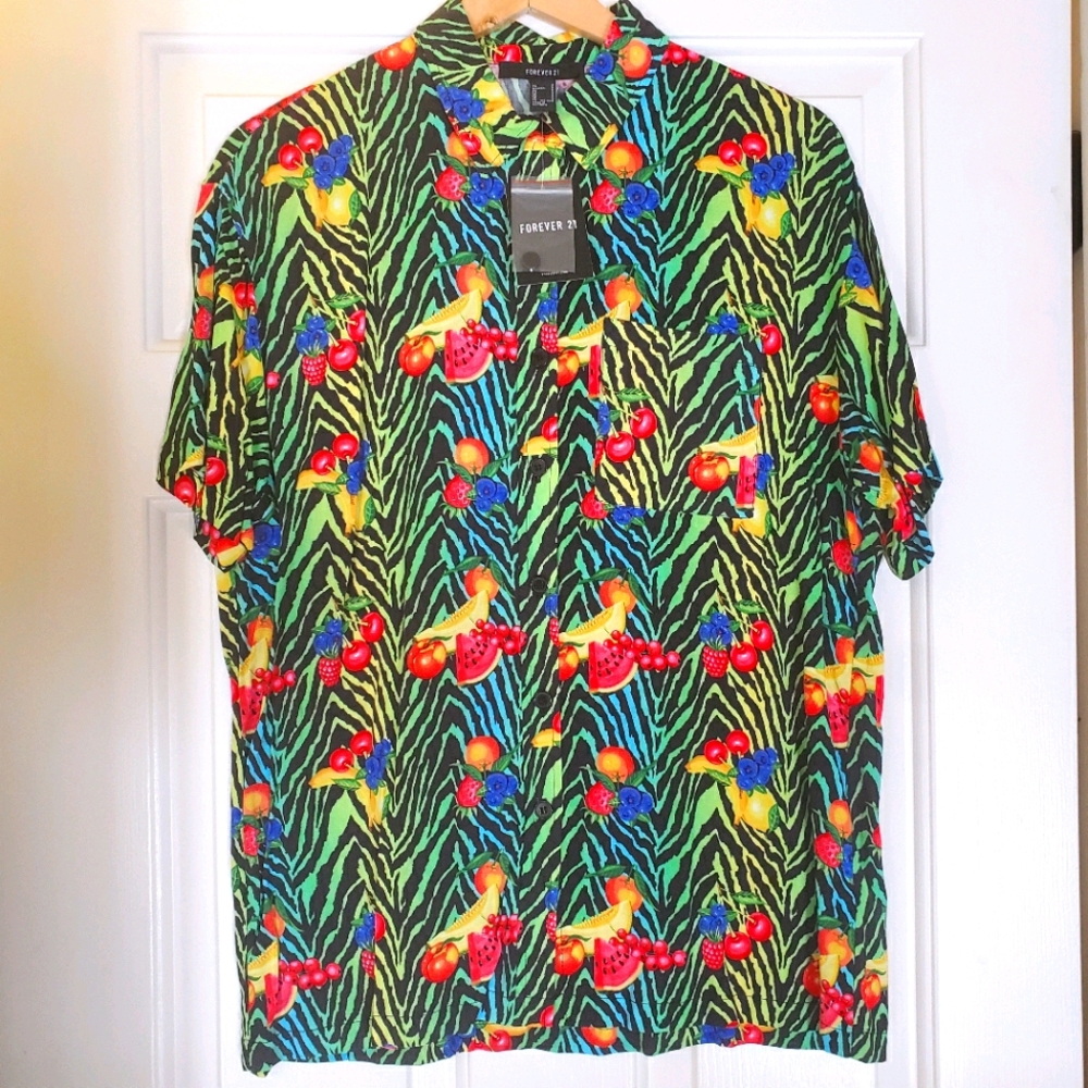 Tropical Button Shirt NWT